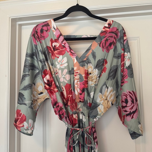 Leona Edmiston Floral V-Neck Maxi Dress - Picture 2 of 7